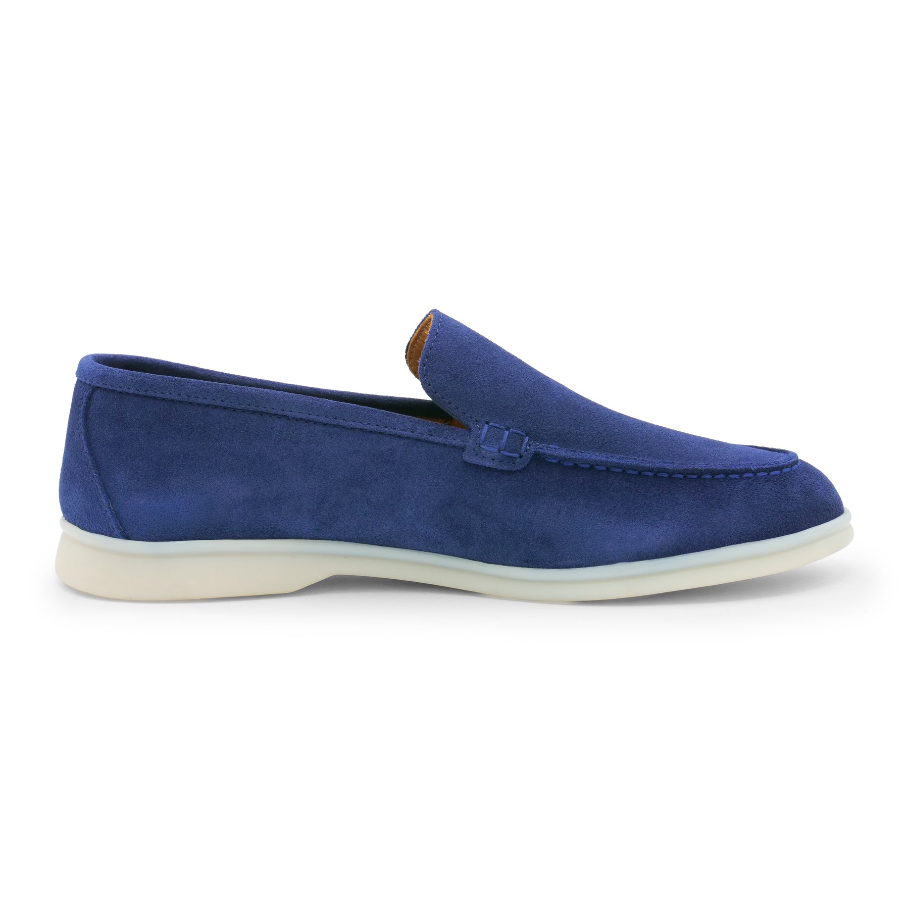 3564 - Blue Jean Suede Loafer