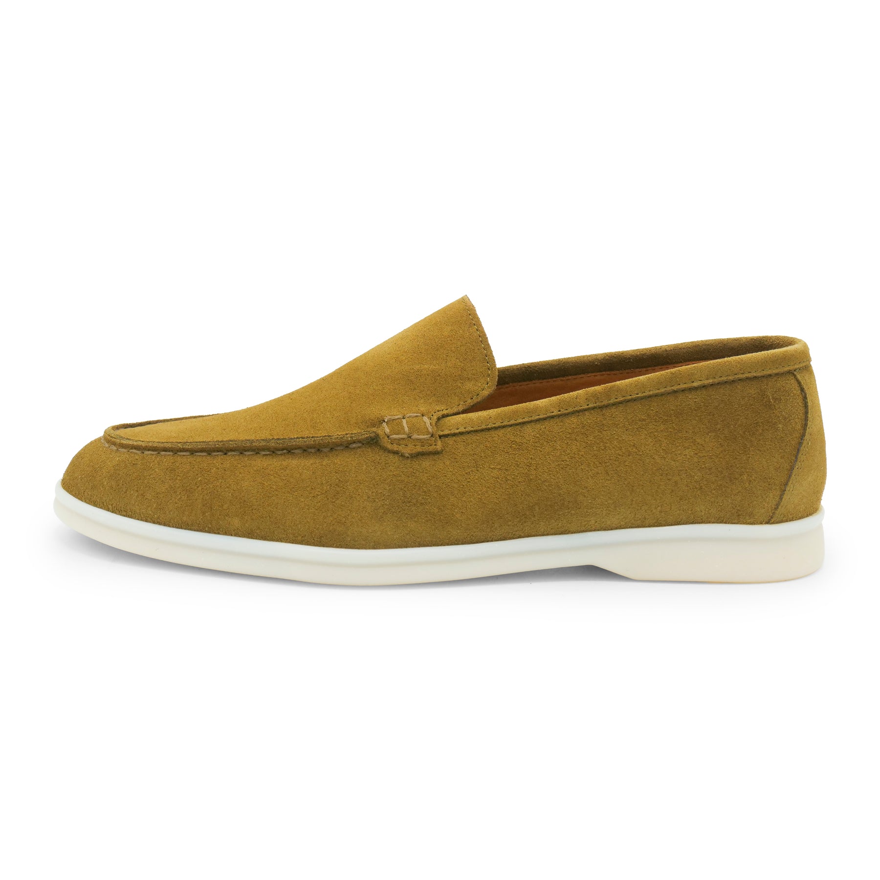 3564 - Moss Green Suede Loafer