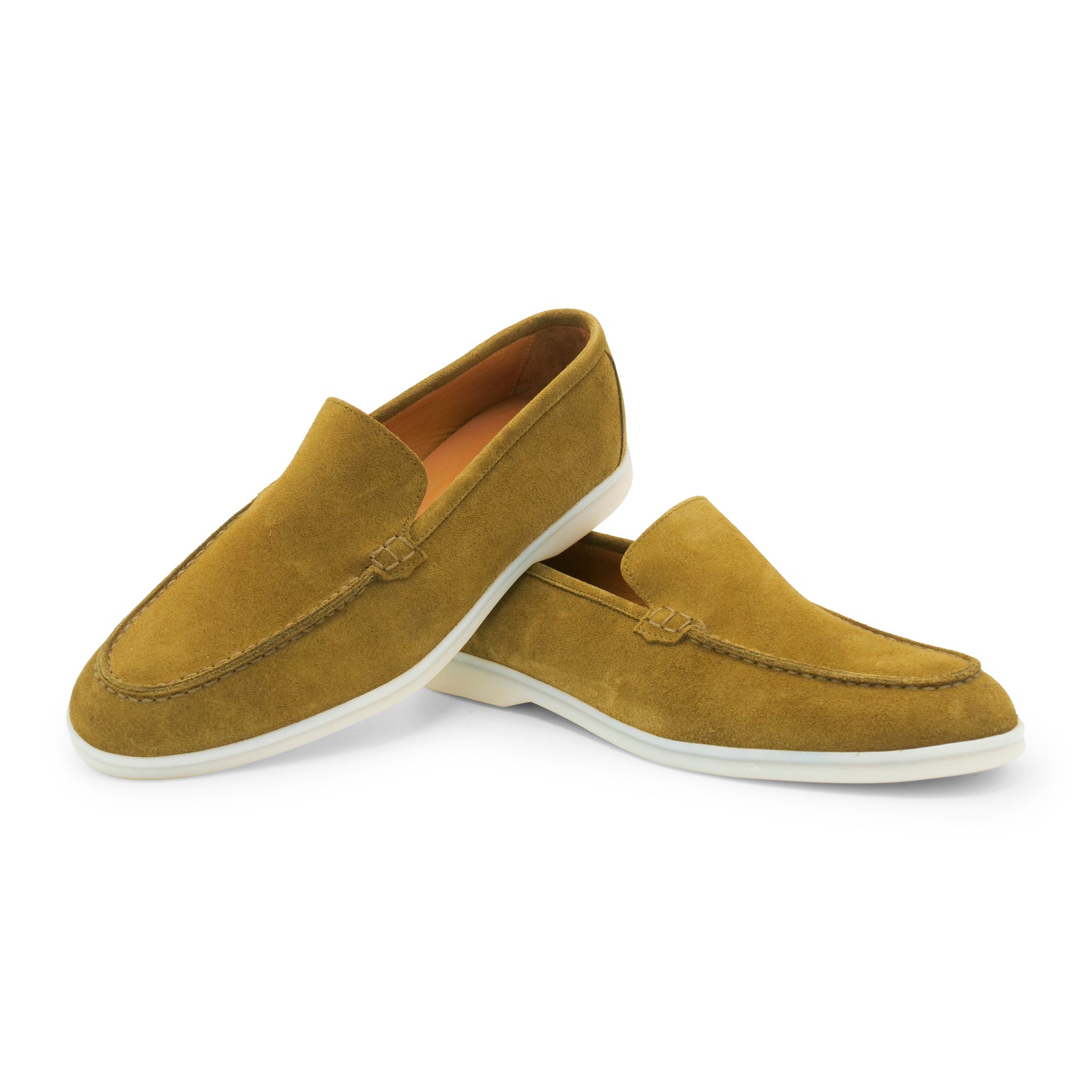 3564 - Moss Green Suede Loafer