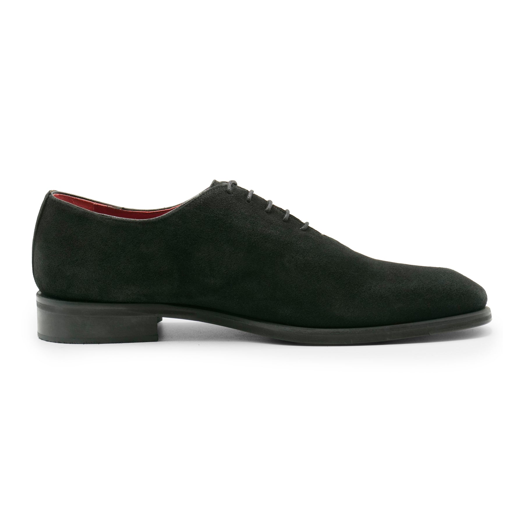B36209 - Black Suede Wholecut