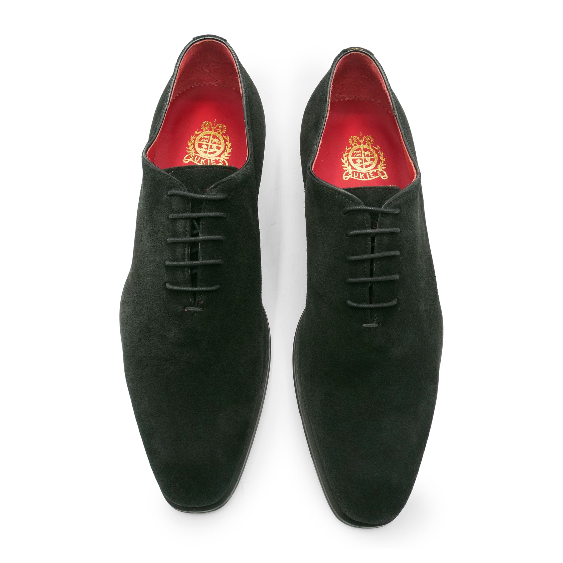 B36209 - Black Suede Wholecut