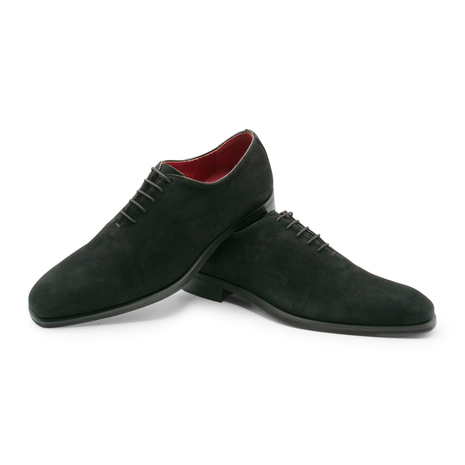 B36209 - Black Suede Wholecut