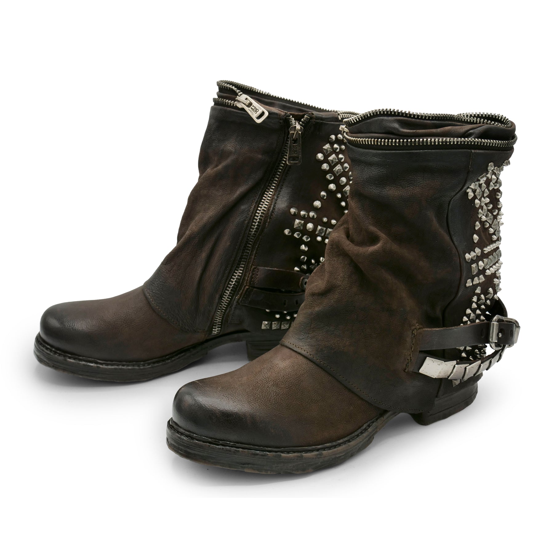 AS REBEL UNION - Choc Fondant Studded Biker