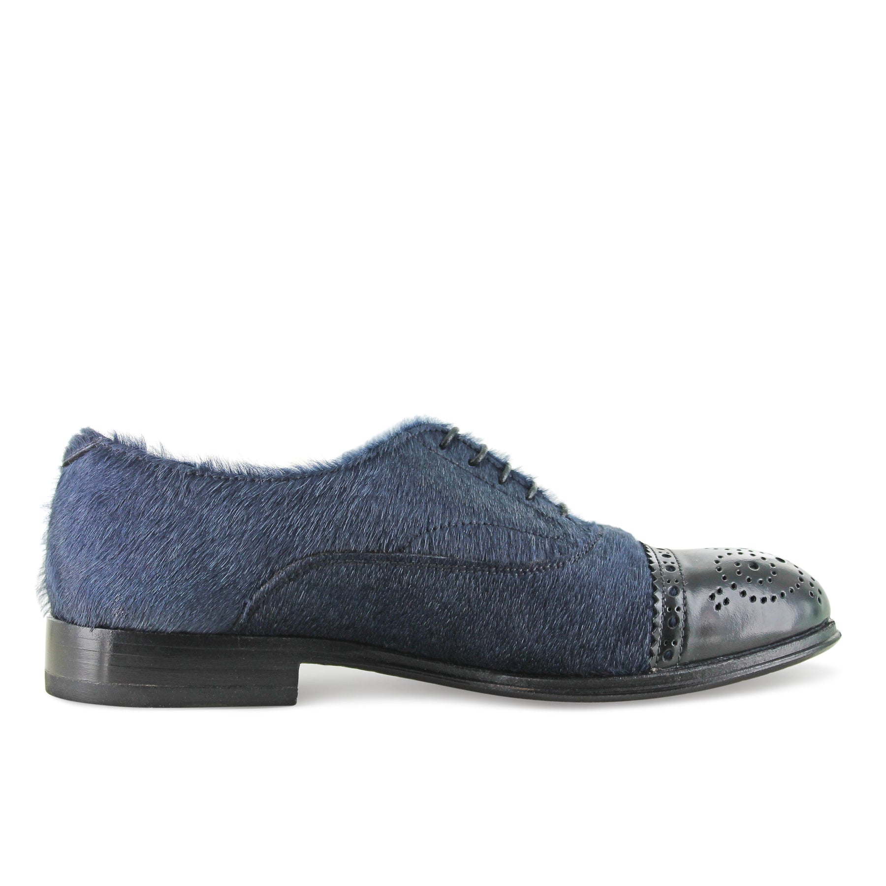 1345 - Blue Brogue Shoe