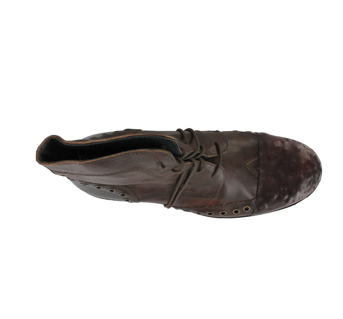 Hold - Brown Debossed Toe Cap