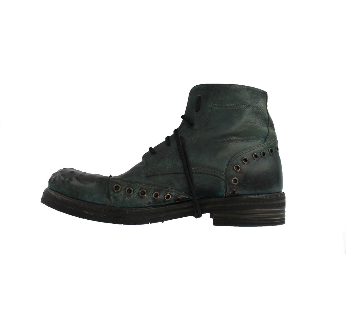 Hold - Jade Green Debossed Toe Cap