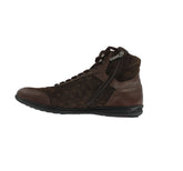LU30096 - Brown Quilted Suede