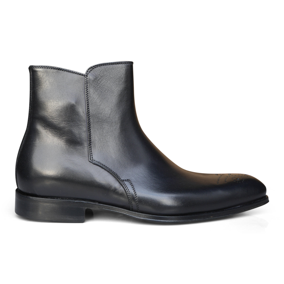 1546 - Stivaletto Crust Nero