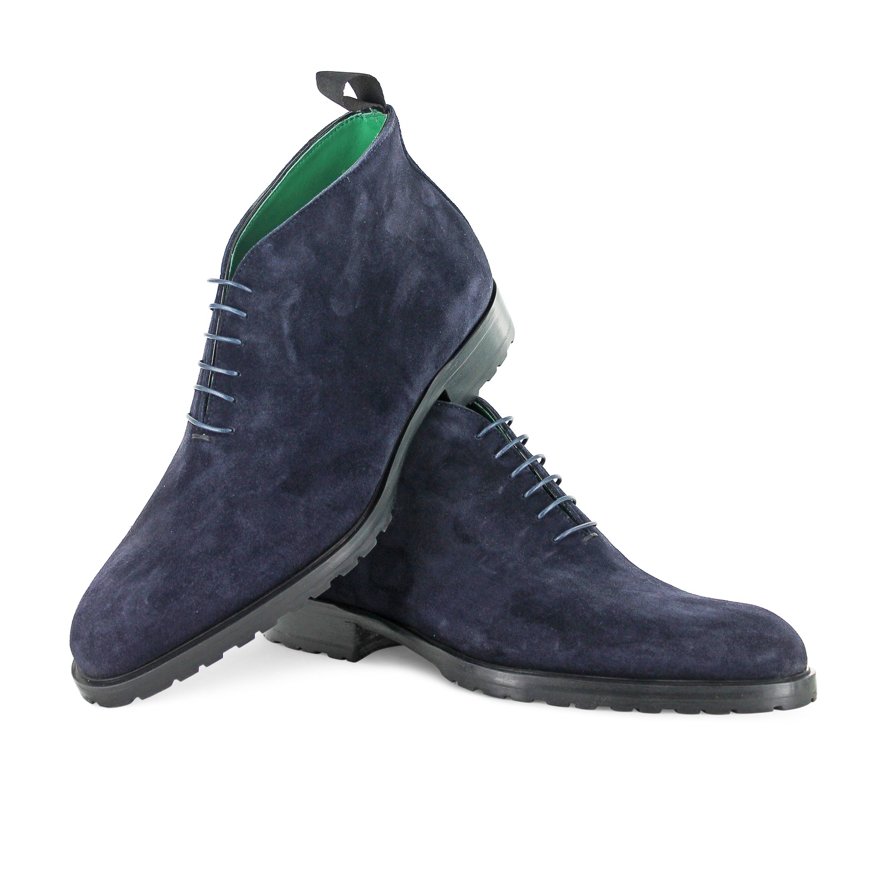 T698 Chukka Boot Blue Suede