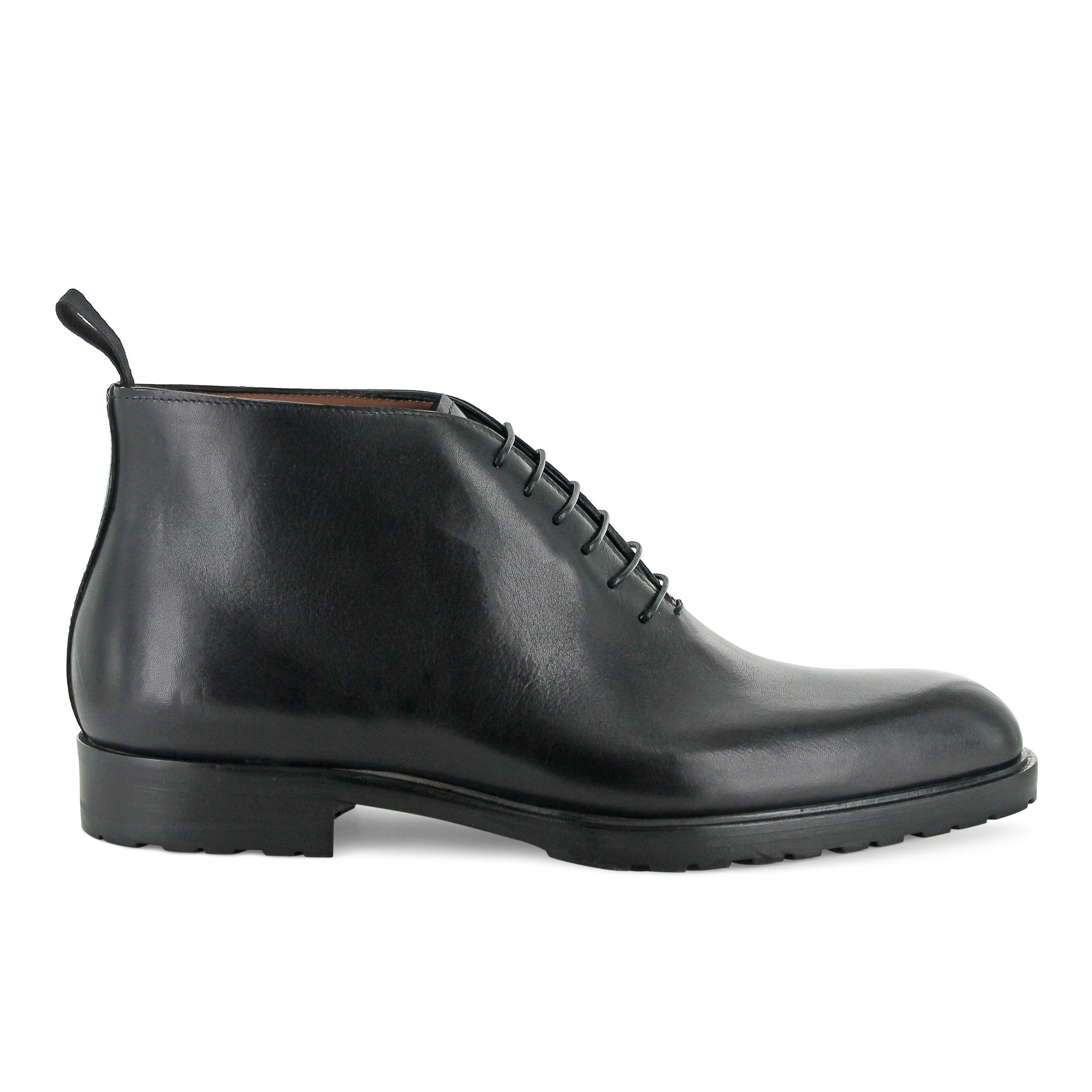 T698 - Chukka Leather Boot Black
