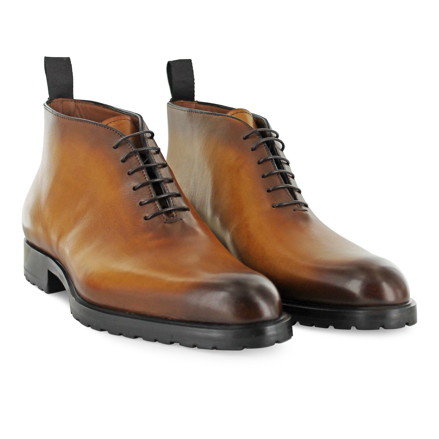 T698 - Chukka Leather Boot Tan