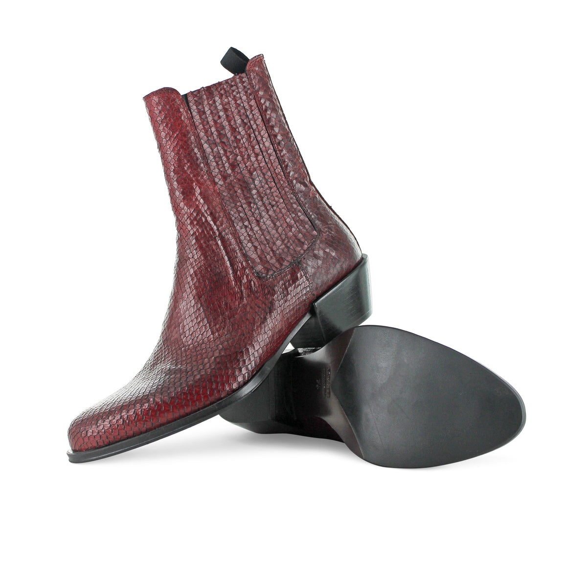 D340 - Bordo/Red Pitone Chelsea