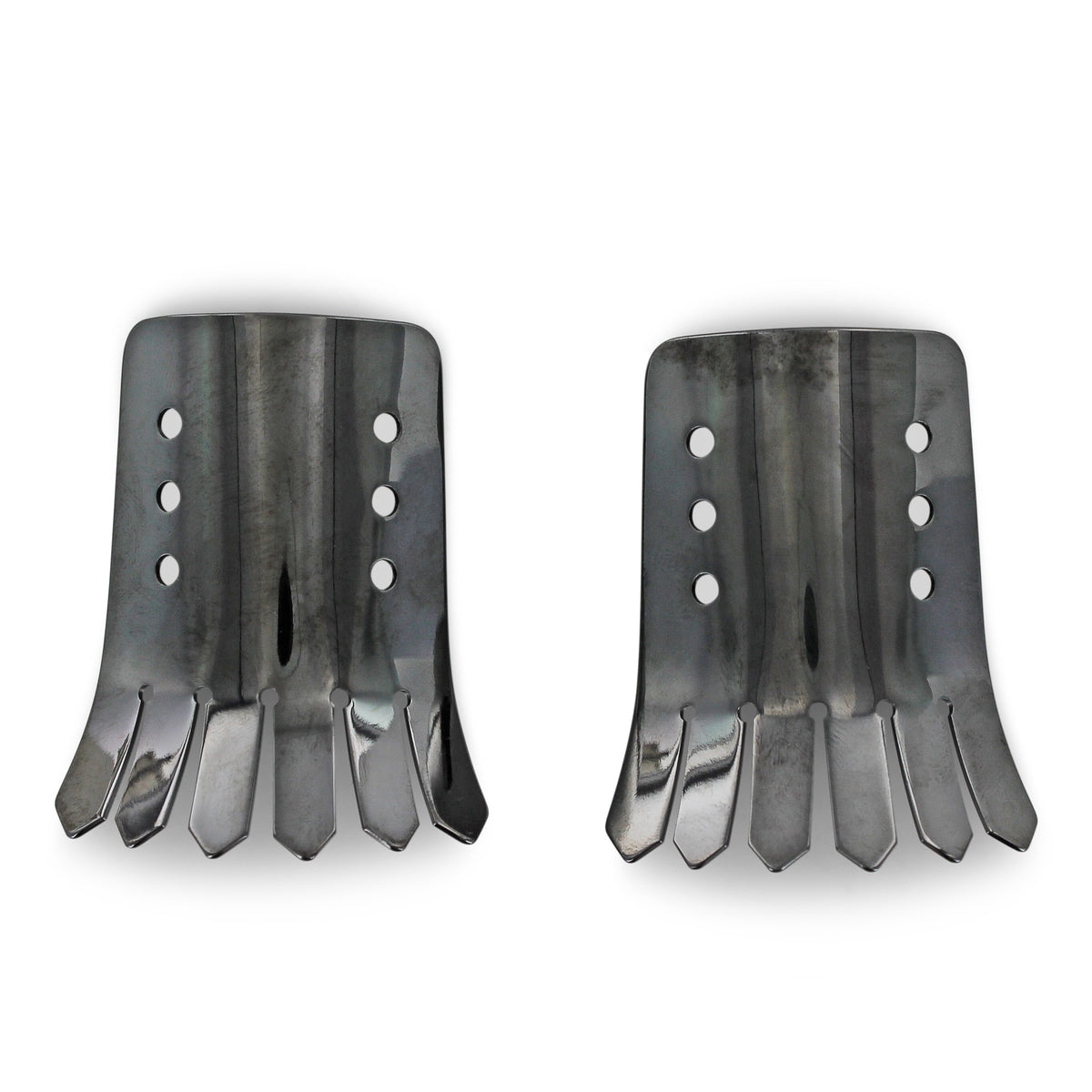 Black Charcoal Metal Fringe
