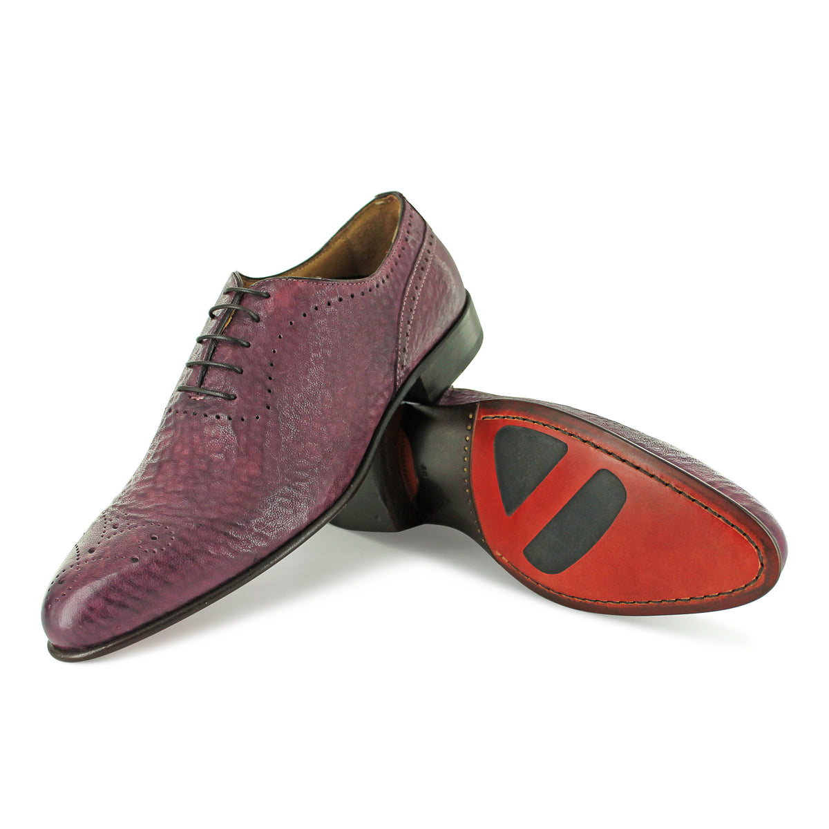 S3532 - Plum Ripple Brogue